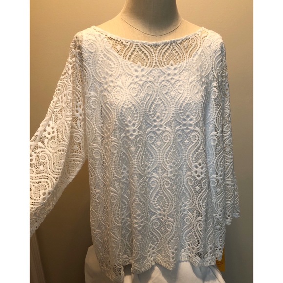 Ruby Rd Lace Shirt NWT - Picture 2 of 3